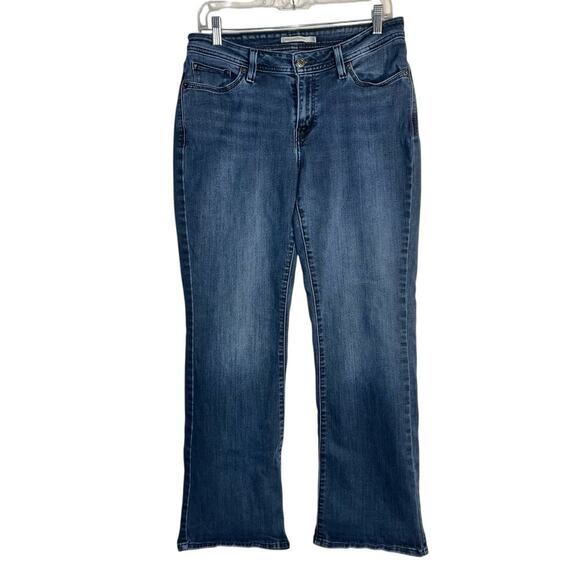 Levi’s 529 Curvy Bootcut Jeans W31 L32 Mid Rise Stretch Denim Blue - Picture 1 of 8